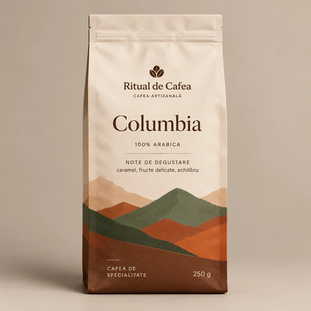 Cafea pentru sortimentul Columbia — Echilibrat